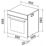 Robam 老板 R306 60厘米 56公升 嵌入式對流焗爐